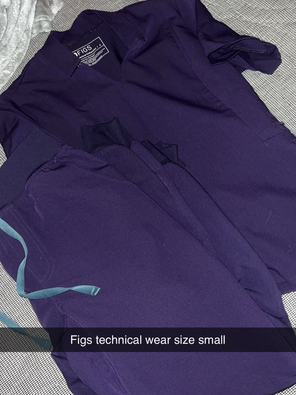 FIGS Purple Medical Scrub Set